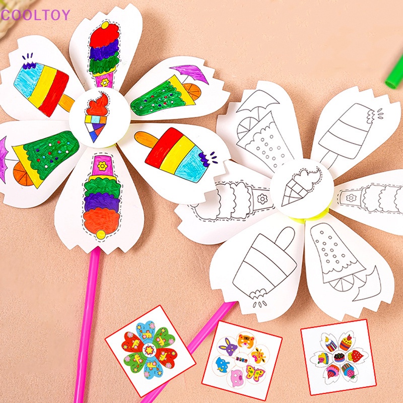 Cooltoy 1 Đồ Chơi Làm Thủ Công Hình Cối Xay Gió Trống Nghệ Thuật Cho Trẻ Mẫu Giáo