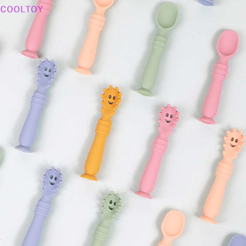 Cooltoy Bộ 3 Muỗng Tập Ăn Dặm Cho Bé Dễ Thương