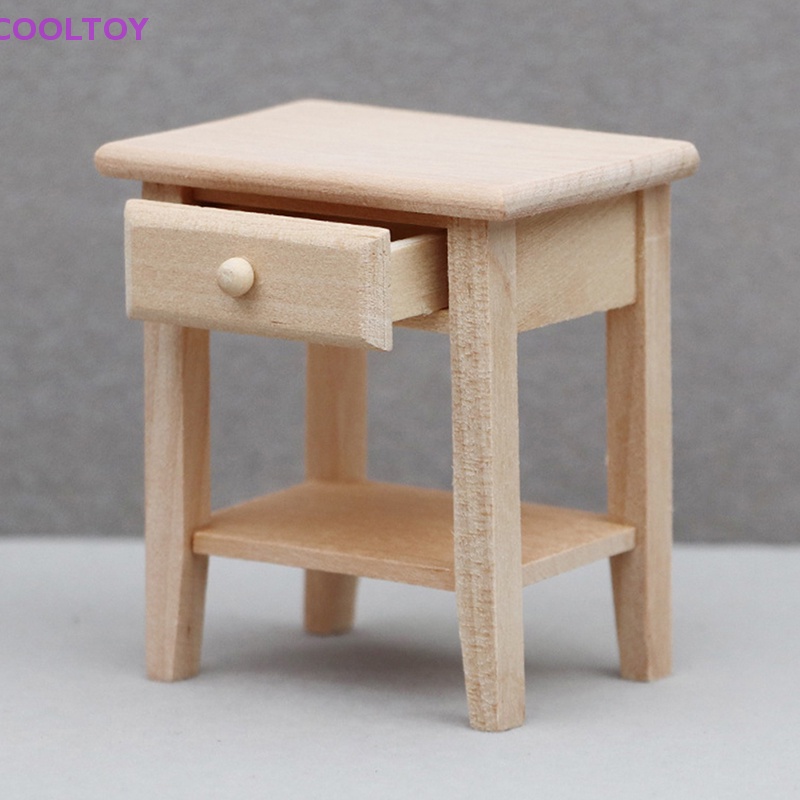 Cooltoy Mô Hình Nội Thất Phòng Khách / Giường Ngủ Thủ Công Màu Trơn Mini Tỉ Lệ 1 / 12 Trang Trí Nhà Búp