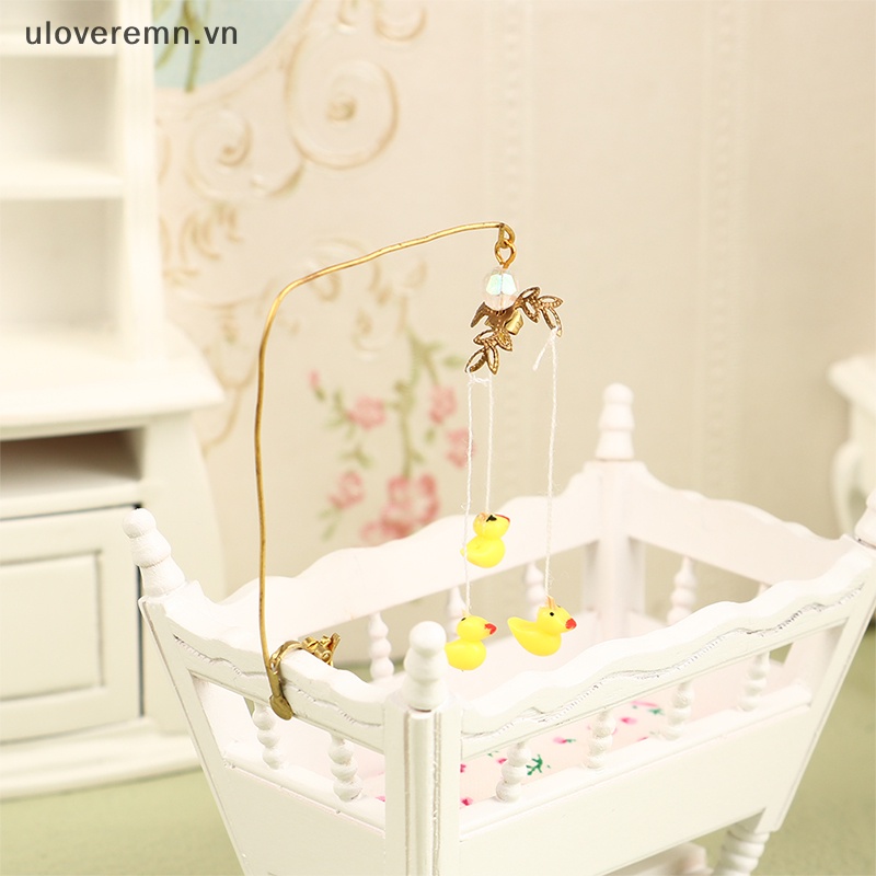 Đồ trang trí Chú Vịt Nằm Ngủ Mini Tỷ Lệ 1: 12 Trang Trí Nhà Búp Bê