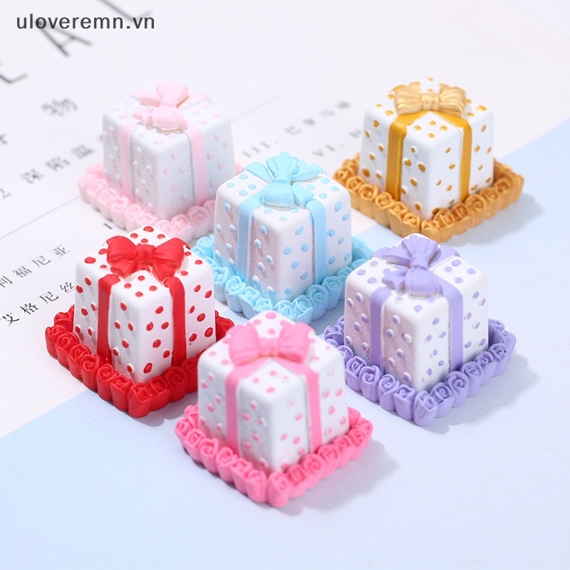 Uloveremn Mô Hình Bánh Kem mini Tỉ Lệ 1: 12 Trang Trí Nhà Búp Bê