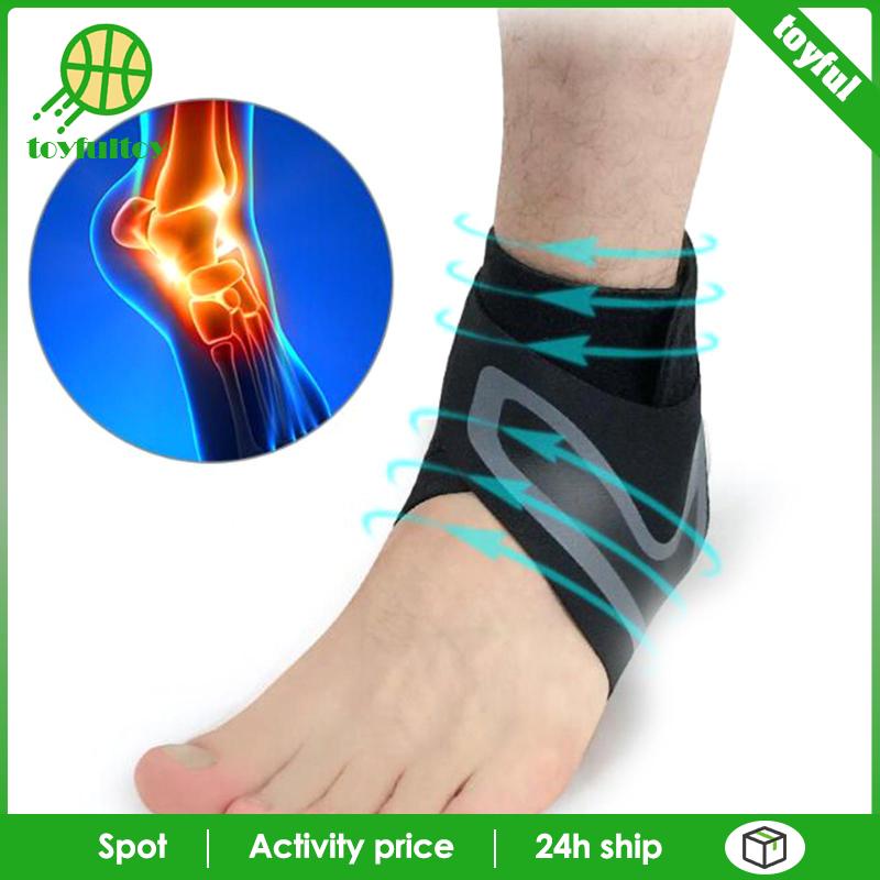 Đai Quấn Mắt Cá Chân Bằng Cao Su Tổng Hợp Co Giãn Hỗ Trợ Luyện Tập Thể Thao Bóng Rổ Leo Núi