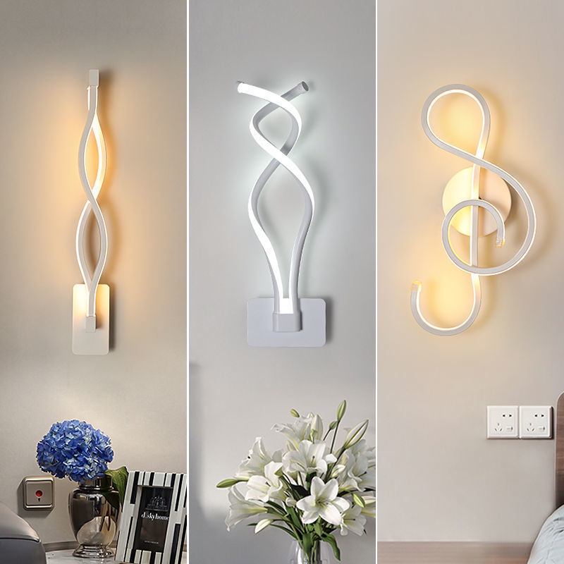 Đèn LED Gắn Tường Trang Trí Phòng Khách / Cầu Thang / Phòng Ngủ Kiểu Dáng Đơn Giản Hiện Đại Tiết Kiệm Năng Lượng