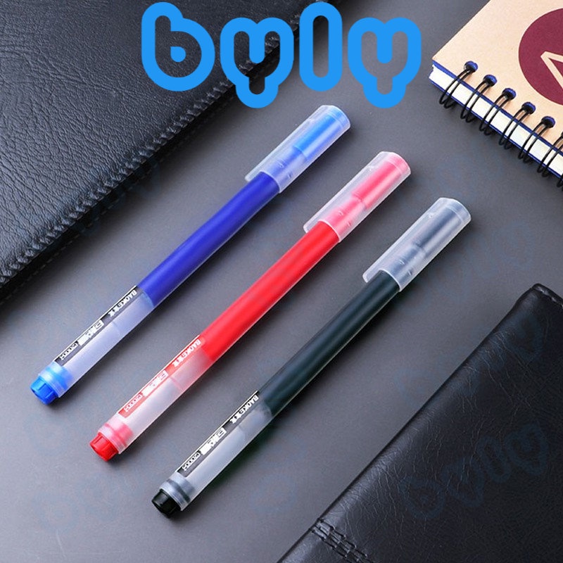 Bút gel 0.5mm vỏ trong suốt mực siêu nhiều viết được 2000m Baoke | PC3808 - ByLy Store