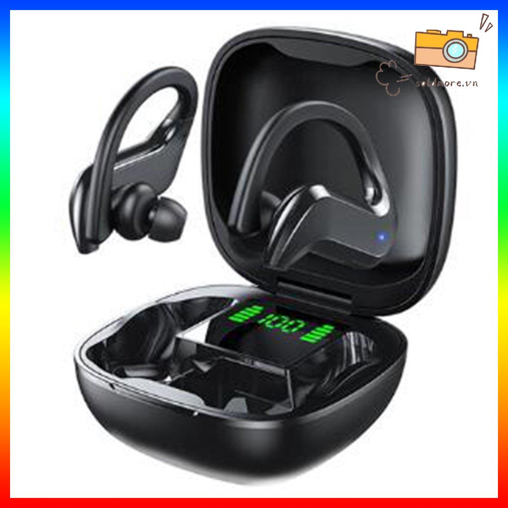 Tai nghe Bluetooth thông minh hiển thị kỹ thuật số gắn trên tai MD03-Đen
