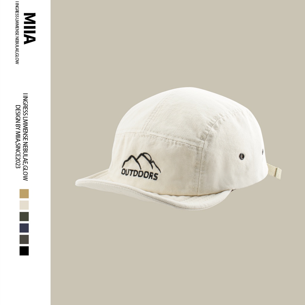 Mũ Lưỡi Trai Vành Ngắn Chất Liệu Mềm Mại Thời Trang Xuân Hè Cá Tính Dành Cho Nam Nữ