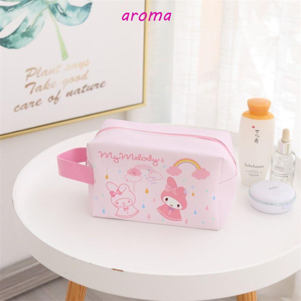 Túi Đựng Mỹ Phẩm Cỡ Lớn Đa Năng Họa Tiết Hoạt Hình My Melody Ốp