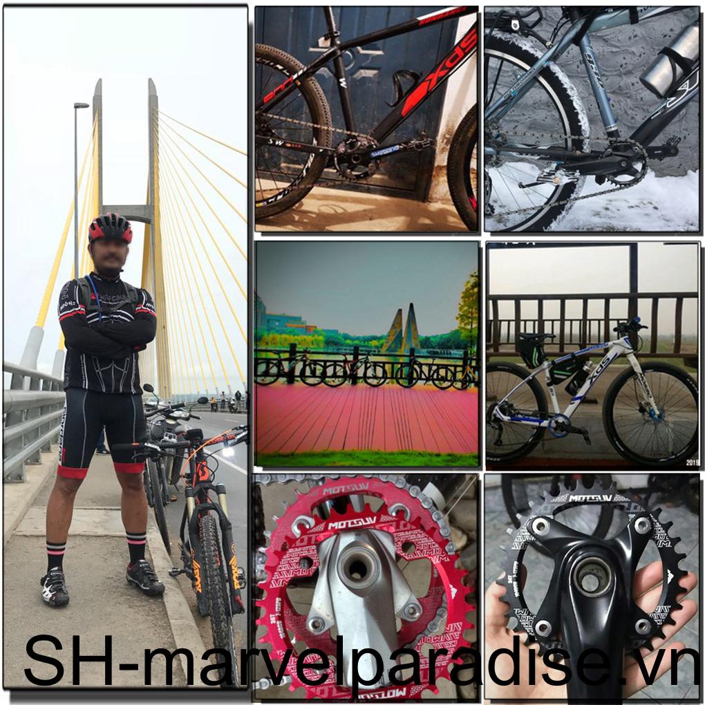 Am / XC Bánh Xích Xe Đạp Hình Tròn Bằng Hợp Kim Nhôm Gọn Nhẹ Chống Rơi Thay Thế Tiện Dụng