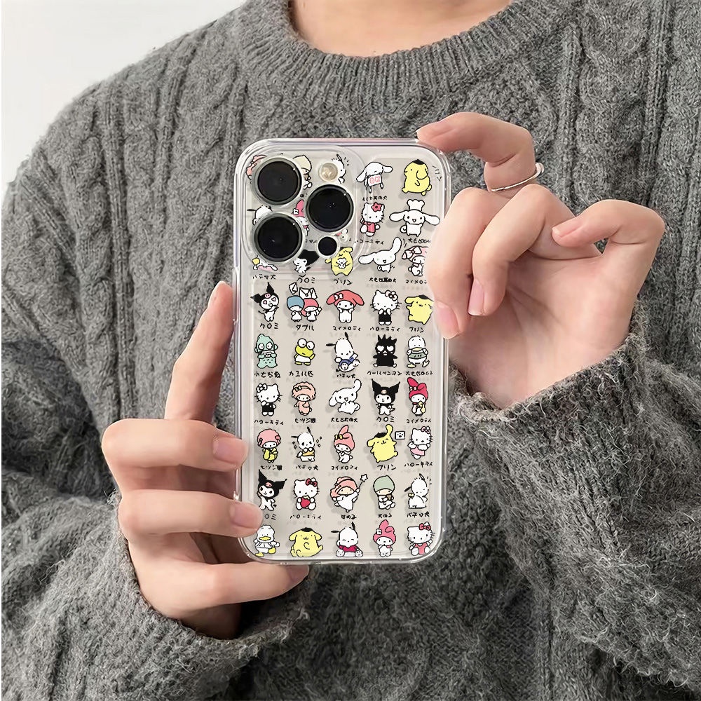 ✅Ốp Điện Thoại Dẻo Họa Tiết Hoạt Hình Mèo Kitty Dễ Thương Chống Sốc Cho Iphone12 6In 7813iPhone12 plus1114pro