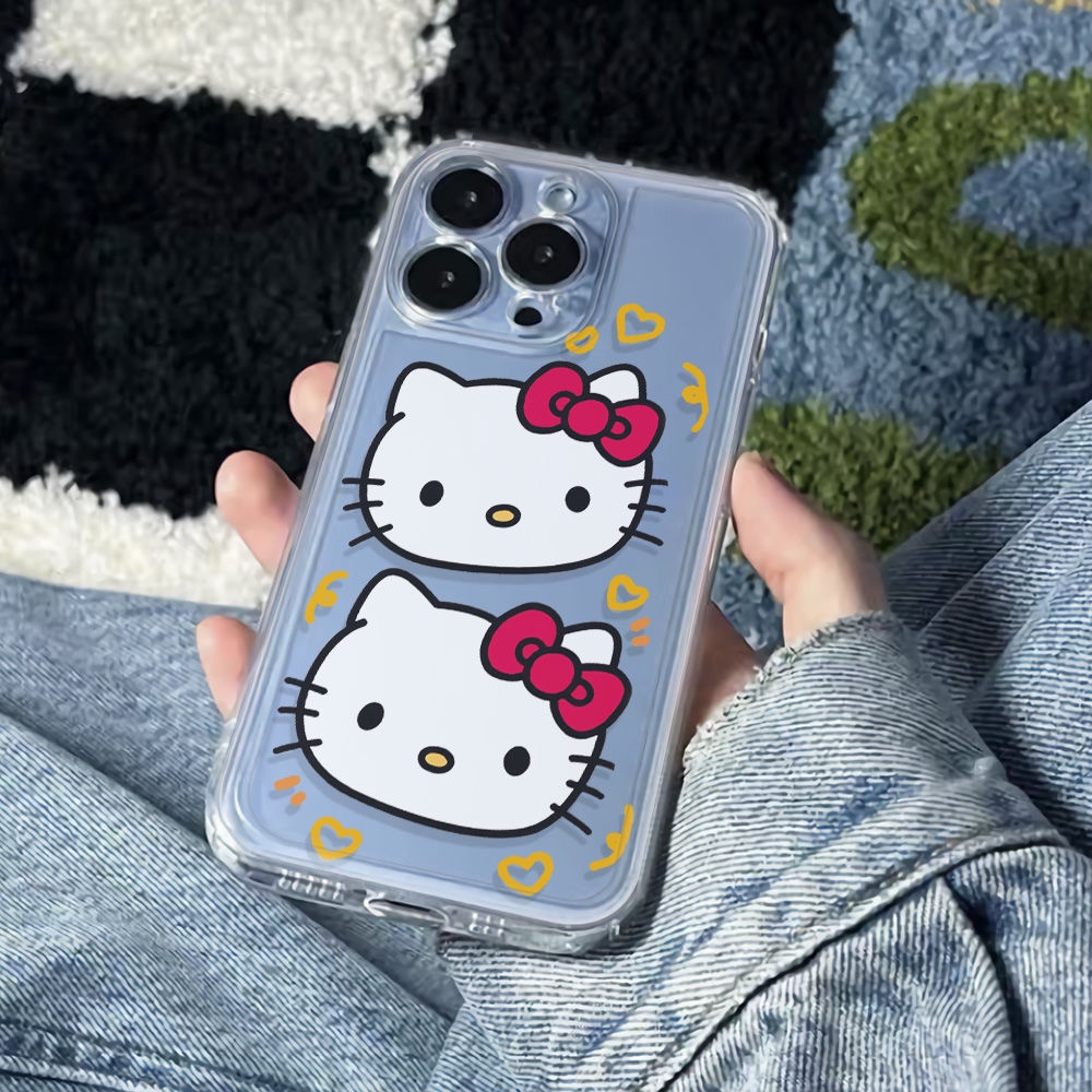 ✅Ốp Điện Thoại Mềm Chống Sốc Hình Hello Kitty Cho Apple Iphone 11 12 plus1314pro 78Max6In VVK1