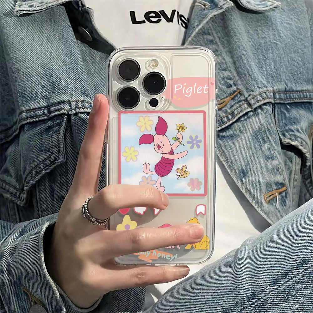 ✅Ốp Điện Thoại Mềm Chống Sốc In Hình Chú Heo Dễ Thương Cho Iphone 78 max 11 6In 14pro13plus 12 AJMV