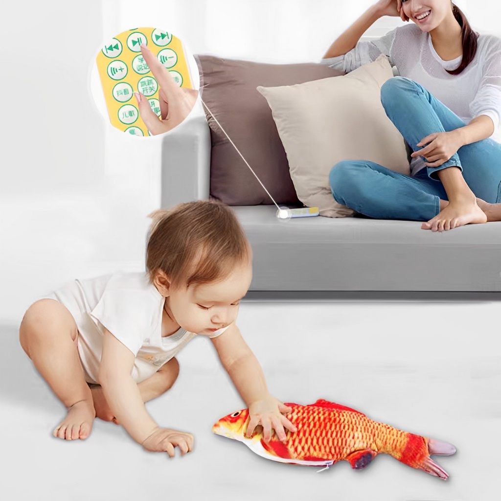 CÁ BÔNG QUẪY ĐUÔI, CÁ NHẢY TỰ ĐỘNG ĐỒ CHƠI CHO BÉ