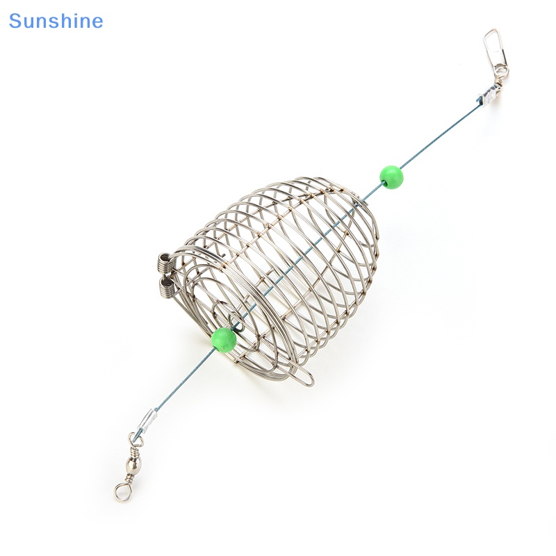 1 Lồng Giữ Mồi Câu Cá Cỡ Nhỏ Bằng Thép Không Gỉ