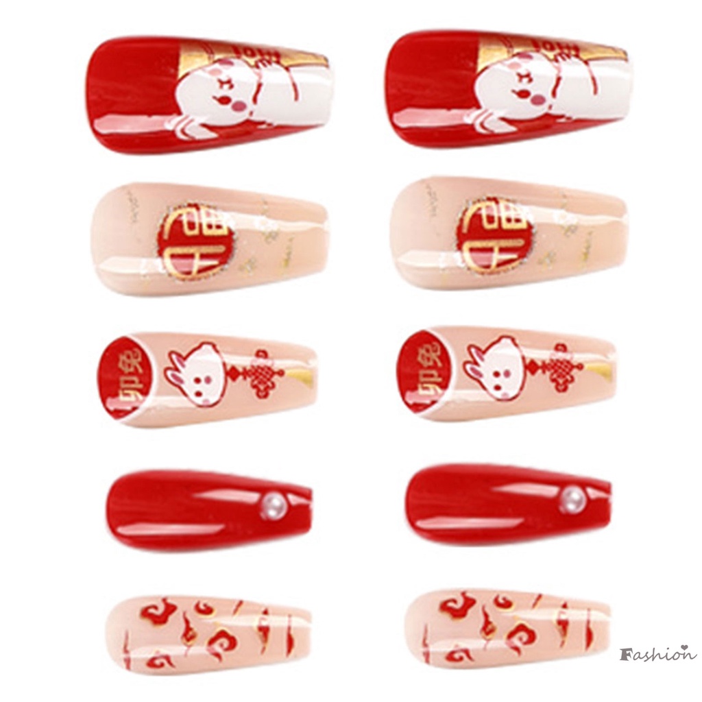 Móng Tay Thỏ Hoạt Hình Dài Bền Và Không Dễ Biến Dạng Có Thể Tái Sử Dụng