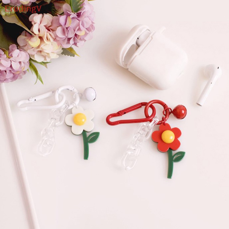 [ErudingV] Móc Chìa Khóa / Túi Xách Hình Hoa Hướng Dương Ngọt Ngào Dễ Thương Cho Nữ