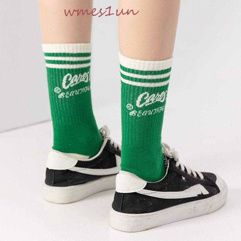 Vớ Cotton Thể Thao Thoáng Khí Họa Tiết Kẻ Sọc 15H Thời Trang Harajuku Cho Nam Và Nữ