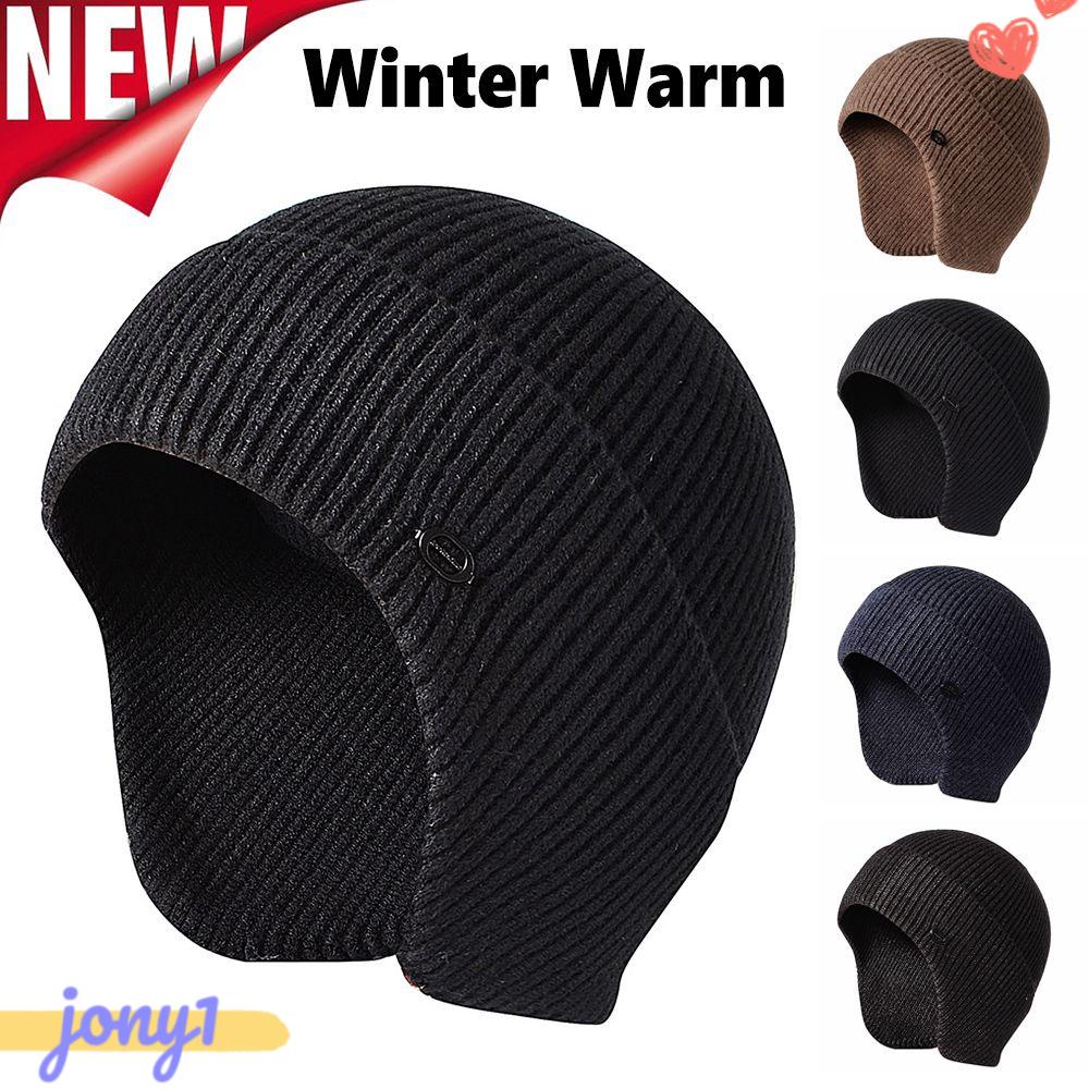 Joye Mũ Dệt Kim Dày Dặn Đính Tai Đầu Lâu Cho Nam Và Nữ