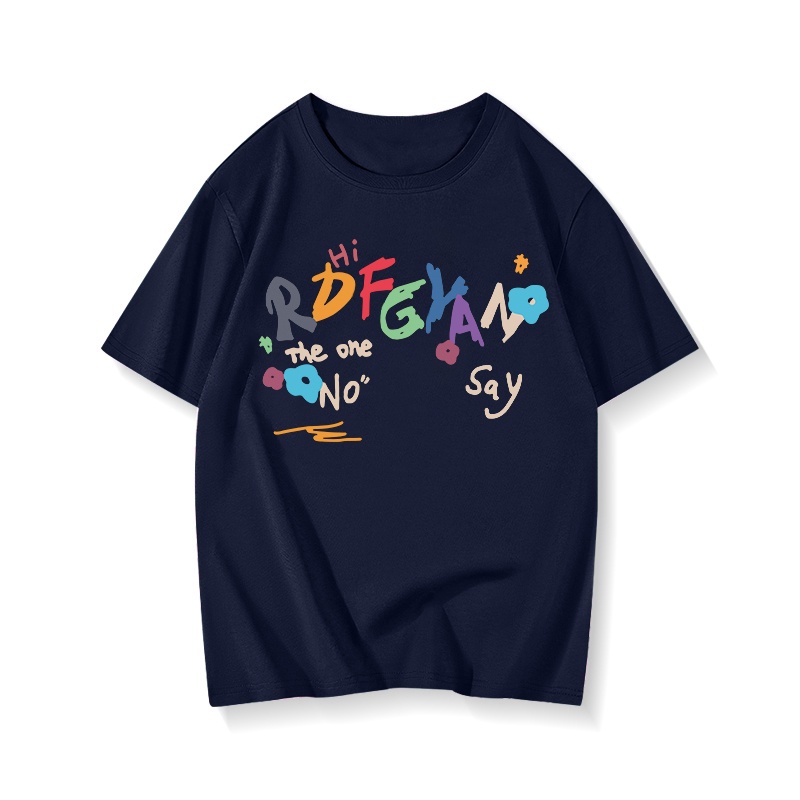 NRVP Áo Thun 100% Cotton Tay Ngắn Phong Cách Hàn Quốc Mới