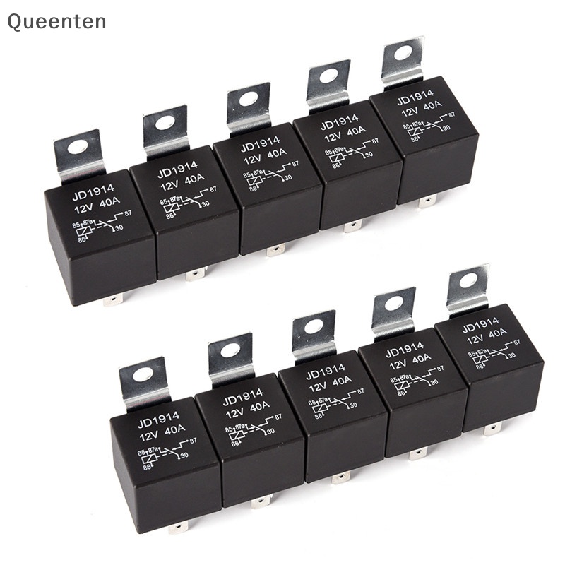 Rơ Le Điện Tự Động Chống Thấm Nước 12V DC 5 Pin 40A JD1914 QT Cho Xe Hơi