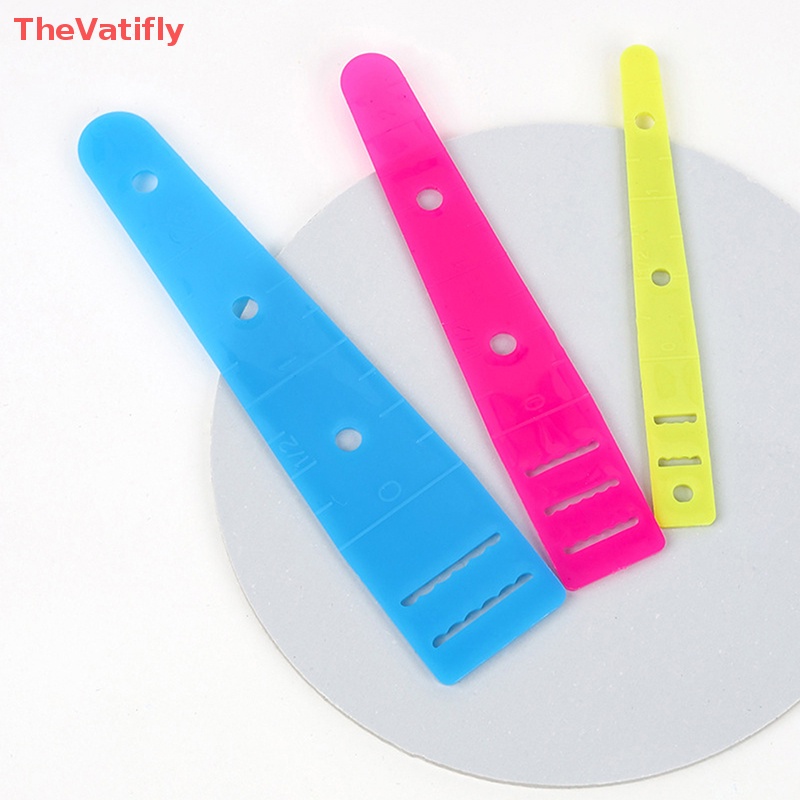 [Thevalifly] 3 Kích Cỡ Nhựa Đàn Hồi Hỗn Hợp Hướng Dẫn Chỉ May Vá DIY