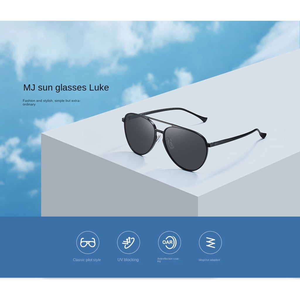Kính Mát Du Lịch Gọng Nhôm Từ Tính Xiaomi Mijia UV400 Chống Tia UV