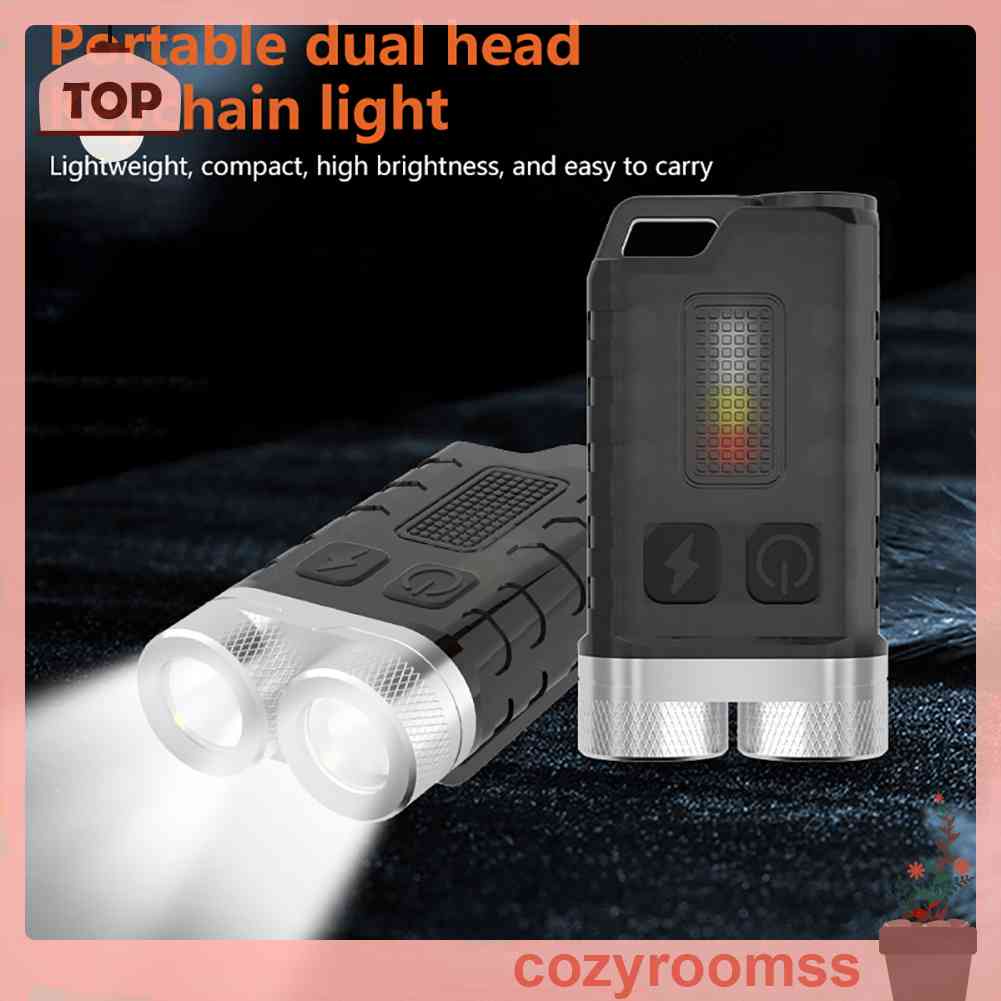 Móc Khóa Đèn Pin Mini Độ Sáng Cao 900LM