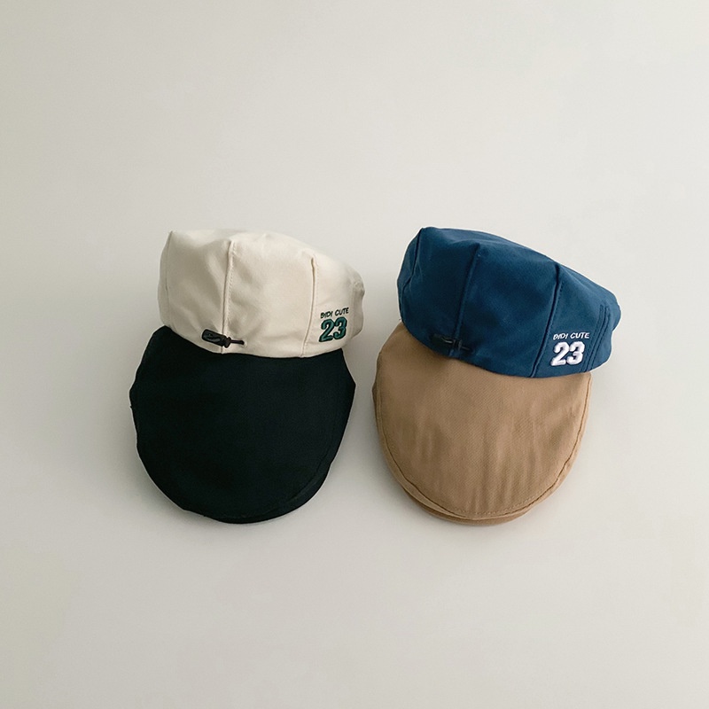 Mũ Beret In Chữ Phong Cách Hàn Quốc Thời Trang Xuân Thu Cho Bé