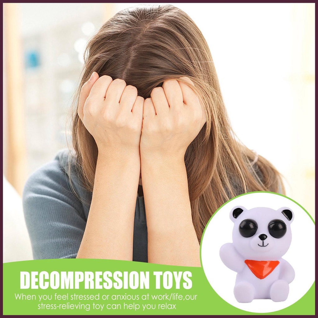 Đồ Chơi Xốp Squishy Giảm Stress Hình Gấu Trúc Dễ Thương Cho Bé