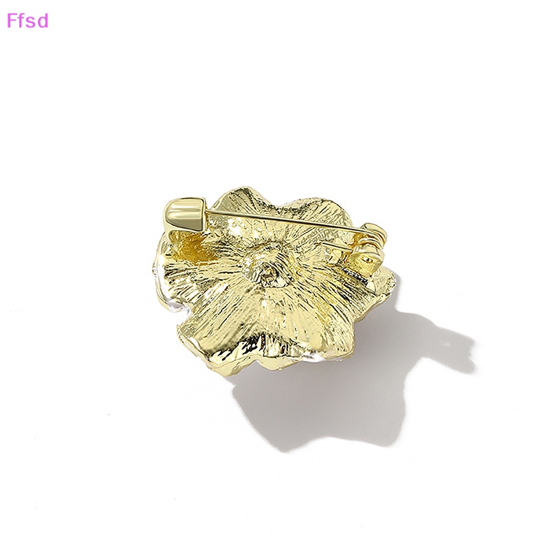 {Ffsd} Ghim Cài Áo Cardigan Hình Hoa Trà Thời Trang Vintage Nhẹ Nhàng Khí Chất Corsage * Bán Chạy