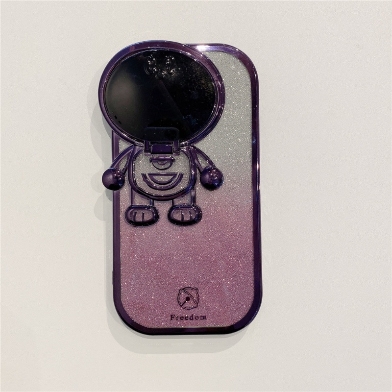 Ốp Điện Thoại TPU Dẻo Kèm Giá Đỡ Kiểu Hoạt Hình Dễ Thương Cho iPhone XR XS Max 11 12 Pro Max Max