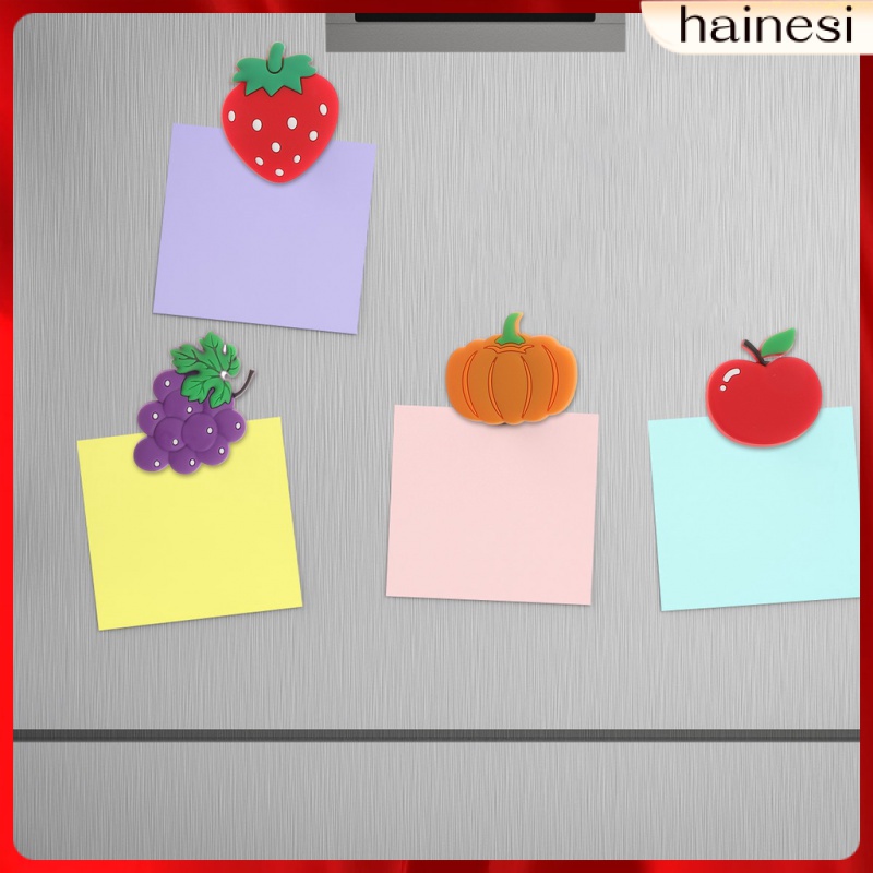 Set 10 Nam Châm Hít Tủ Lạnh Bằng Silicon Hình Hoạt Hình Dễ Thương