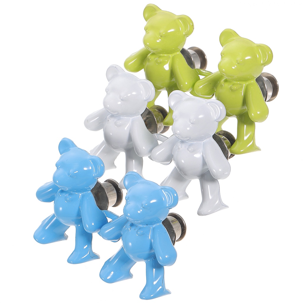 Set 3 Cặp Thắt Lưng Quần Jean Baggy Có Khóa Hình Gấu Cho Nữ