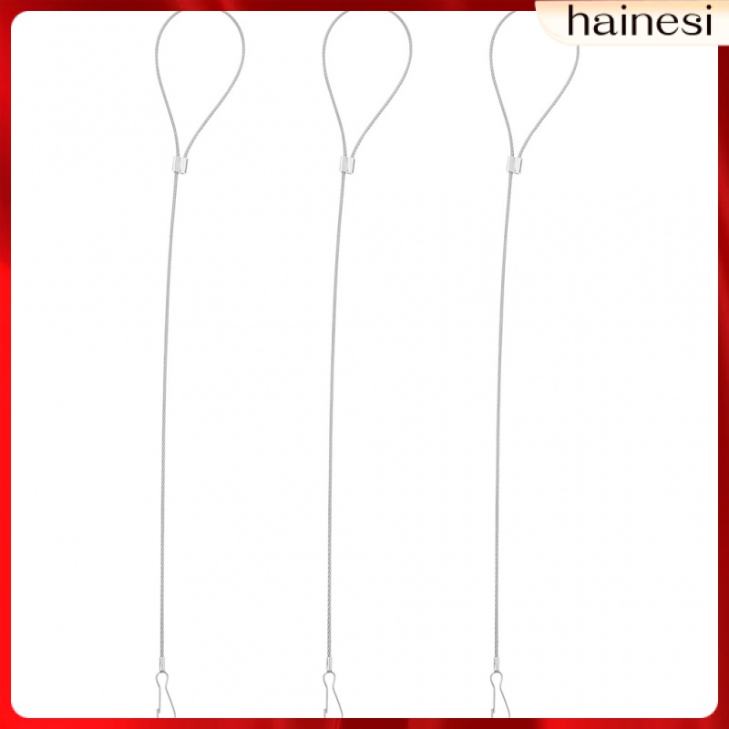 Bộ 3 Cái Chốt Cố Định Dây Cáp Cổng Bằng Thép Không Gỉ Chống Rơi Có Thể Điều Chỉnh