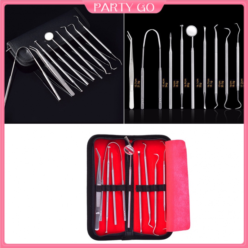 Bộ Dụng Cụ Chăm Sóc Răng Miệng Bằng Thép Không Gỉ Chất Lượng Cao