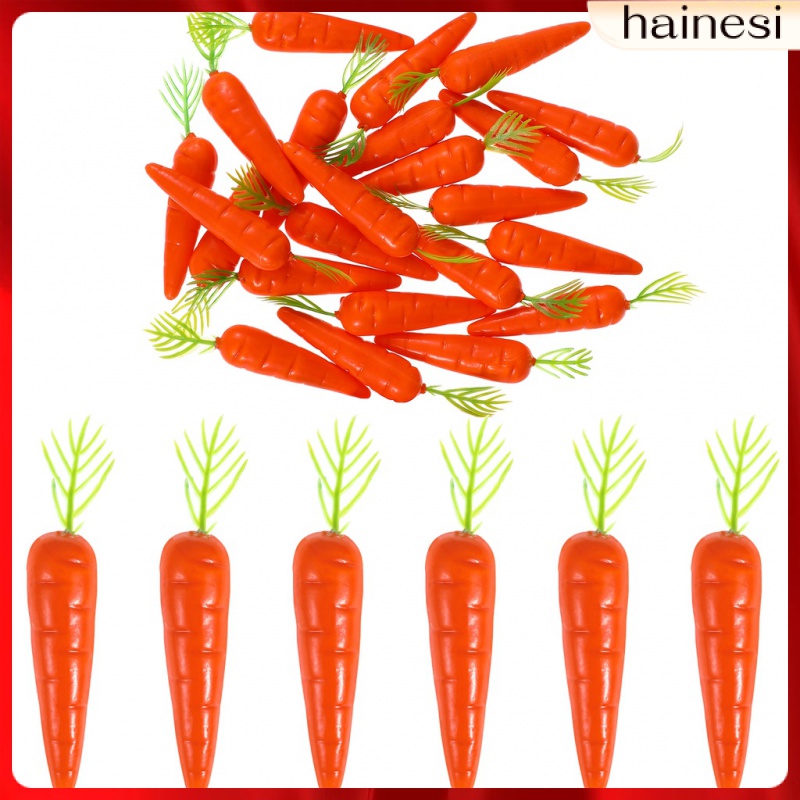 Miniature Ornaments Carrot Craft Accessories 25 Pcs