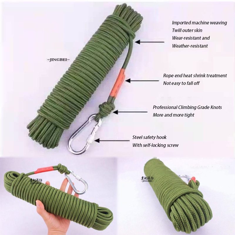 Dây Thép Lõi 8mm Thoát Hiểm Và Leo Núi Chất Lượng Cao