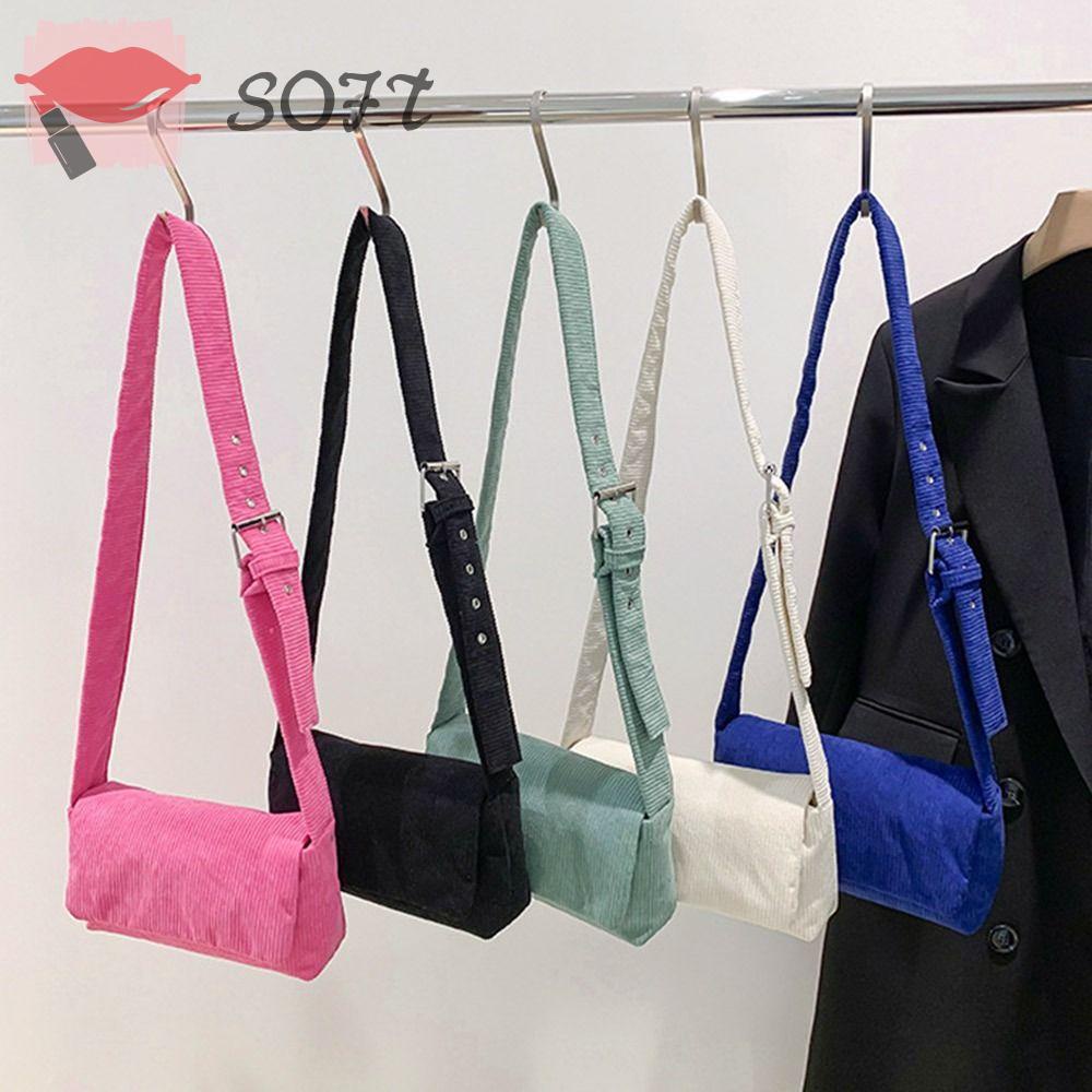 Túi Đeo Chéo Màu Trơn Thời Trang Dành Cho Nữ