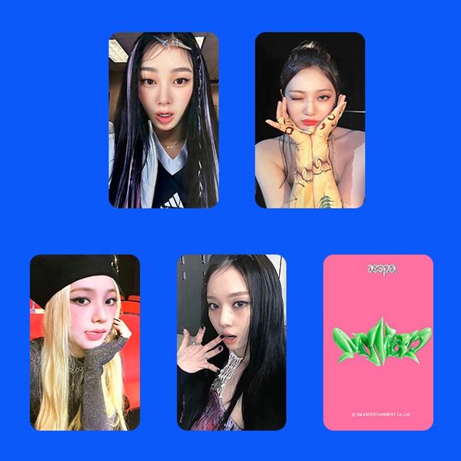 Set 4 Tấm Ảnh Lomo Card Nhóm Nhạc Kpop AM WM MK
