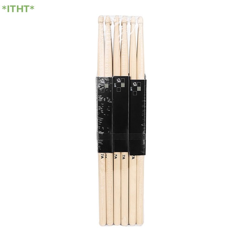 Bộ 12 Cặp Trống 7A Bằng Gỗ Phong Cổ Điển Dành Cho Trẻ Em Mới Tập Chơi