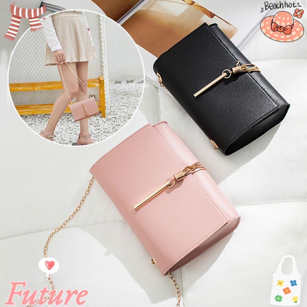 Túi Đeo Vai Bằng Da PU Thiết Kế Đơn Giản Thời Trang