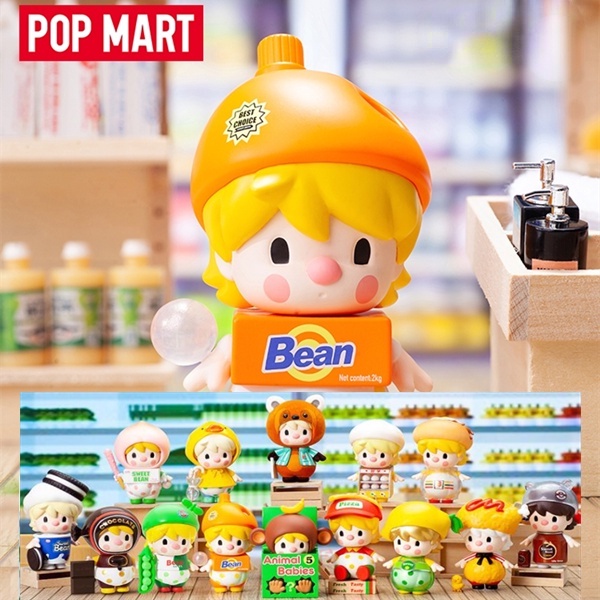 ★Hgtoys★Đồ trang trí Búp Bê Siêu Thị POPMART 2 Trang Trí
