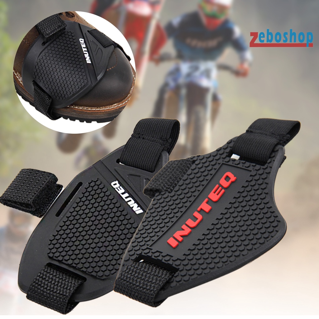 1 Giày Bốt Cao Su Chống Trượt Có Thể Điều Chỉnh Bảo Vệ Chân Tiện Dụng Cho Người Lái Xe Mô Tô
