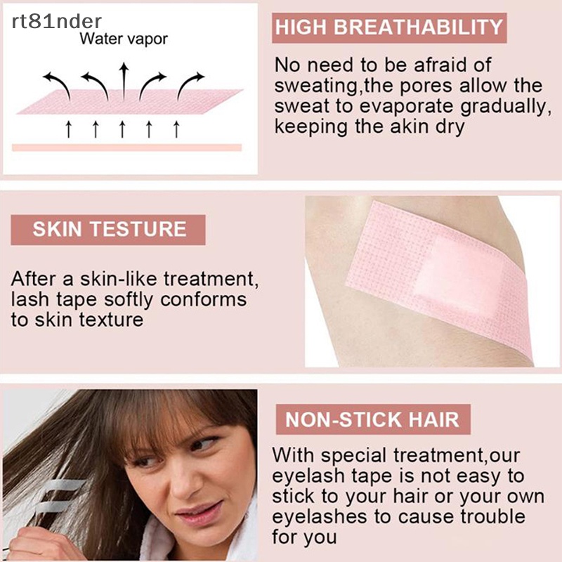 Rt Cuộn Băng Keo Giấy Micropore 10 Màu Chuyên Dụng Cho Nối Mi