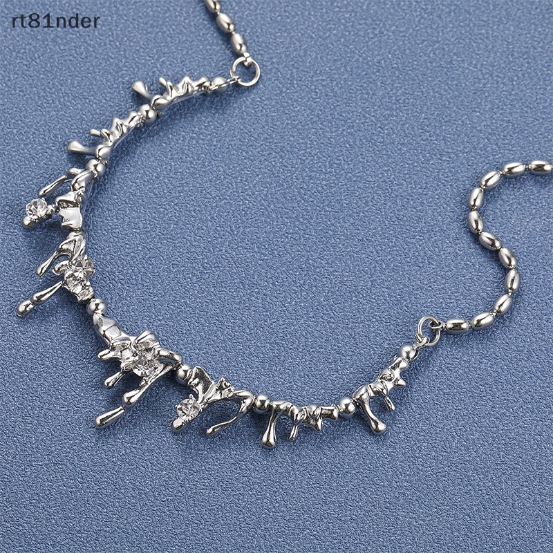 Rt Vòng Cổ Choker Bằng Hợp Kim Mặt Hình Giọt Nước Phong Cách Hip Hop Thời Trang Cho Nữ