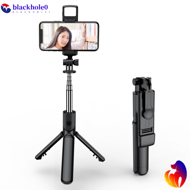 Gậy Chụp Ảnh Tự Sướng Bluetooth Không Dây Mini Có Thể Gập Lại Được Với Ánh Sáng Điều Khiển Từ Xa Tương Thích Vớ