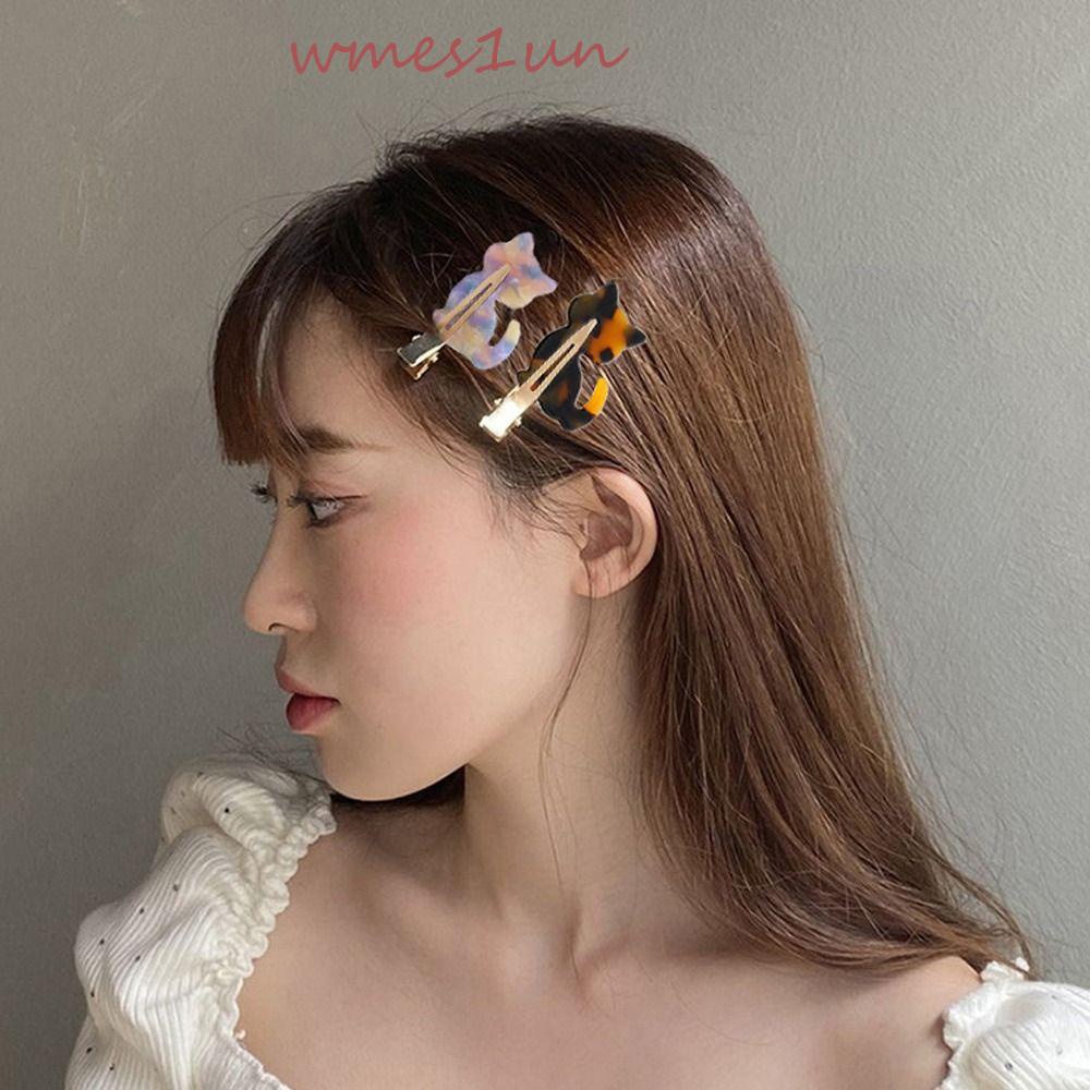 Kẹp Tóc 15H Acetate Họa Tiết Da Báo Dễ Thương Ngọt Ngào Không Gây Mỡ