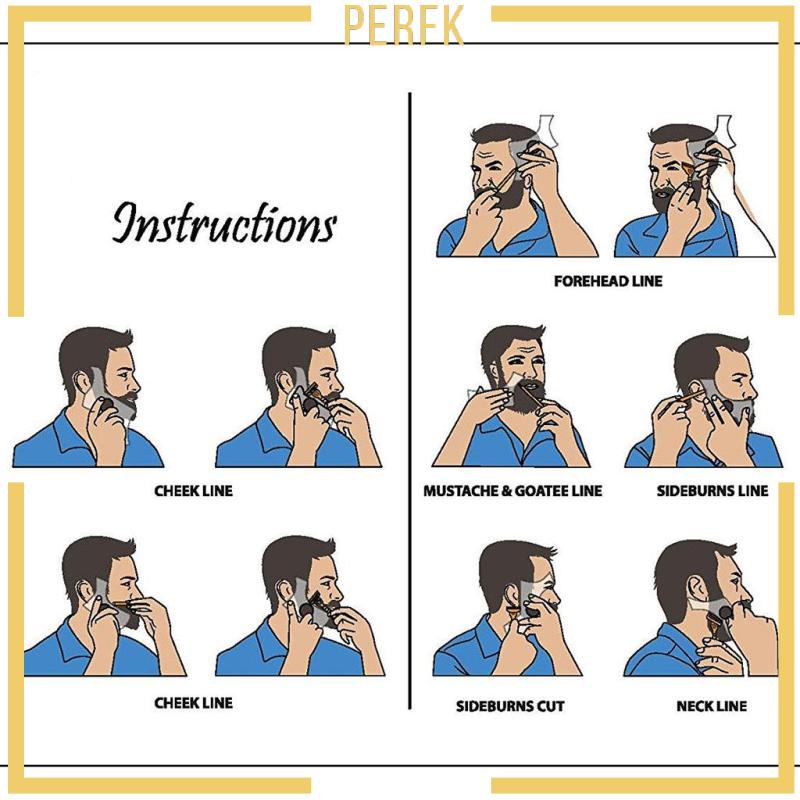 Thước Hỗ Trợ Cạo Râu Tạo Kiểu Tiện Dụng Cho Nam