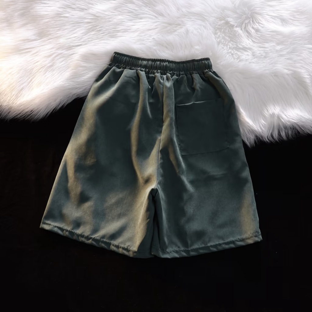 Quần Short Thể Thao Dáng Rộng In Họa Tiết Phong Cách Hip Hop Đường Phố Mỹ Thời Trang Mùa Hè Cho Nam