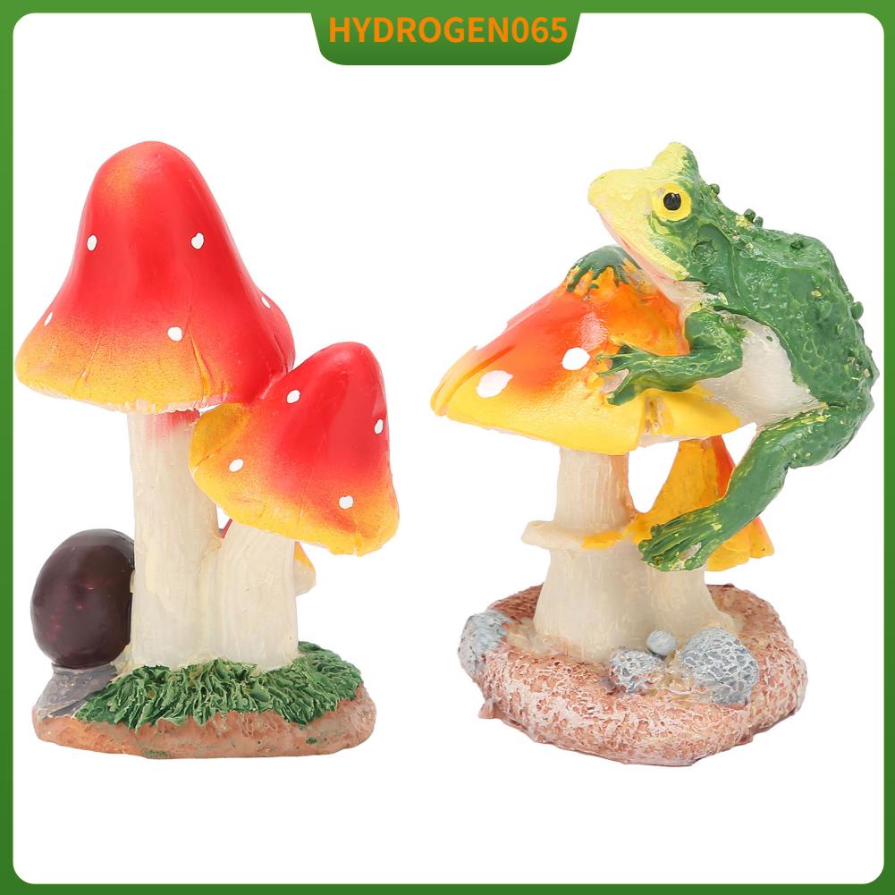 Hydrogen065 Đồ trang trí động vật Làm vườn Động Nấm nhỏ Phong cảnh vi mô DIY đồ cây