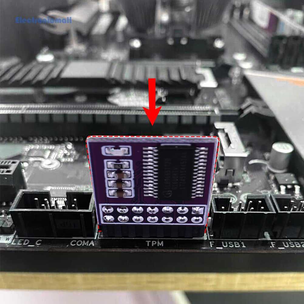 Mô Đun An Ninh Mã Hóa TPM 2.0 01.vn Cho ASUS Gigabyte TPM2.0 Module 14pin 20pin